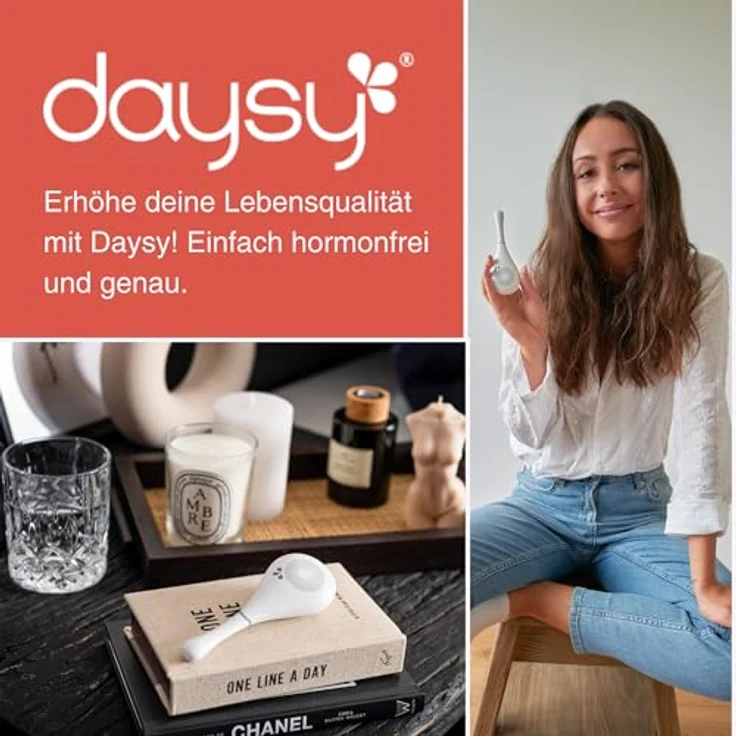 Daysy Zykluscomputer, hormonfrei & über 99% genau, NFP - Fruchtbarkeitstracker zur Zyklusbeobachtung - Preisvergleich – Bild 2