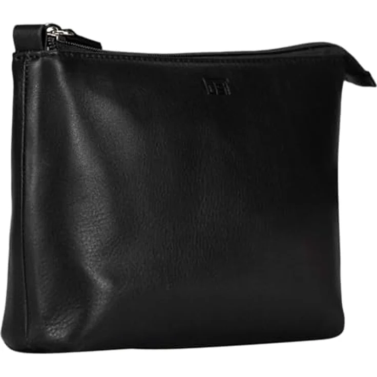 Jost Odense Kosmetiktasche aus 100% Leder, 18 cm, schwarz – Bild 2