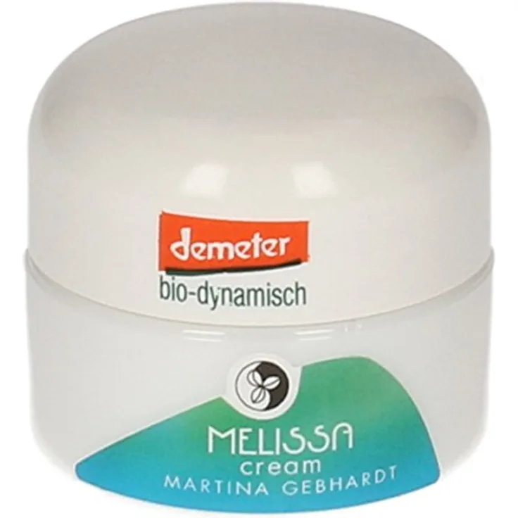 Martina Gebhardt Melissa Cream, Demeter zertifizierte Bodylotion, 15 ml