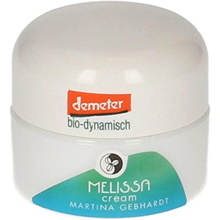 Martina Gebhardt Melissa Cream, Demeter zertifizierte Bodylotion, 15 ml
