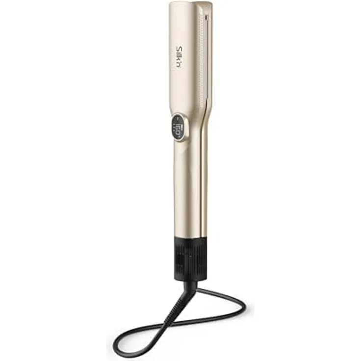Silk'n SilkyAir Trinity 3-in-1-Tool, Glätteisen zum Trocknen und Stylen mit Keramikplatten, 80 °C–230 °C temperaturregulierbar, LED-Display, inklusive hitzebeständiger Reisetasche