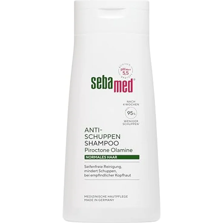 Sebamed Anti-Schuppen Shampoo 400 ml, für normales Haar, klinisch getestet, bis zu 95% weniger Schuppen nach 4 Wochen, vegan – Bild 1