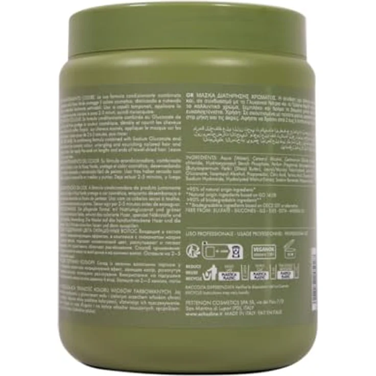 Echos Echosline Maschera Mantenimento Colore-Capelli colorati e trattati 1000 ml Colour Care, Haarkur für coloriertes und behandeltes Haar – Bild 2