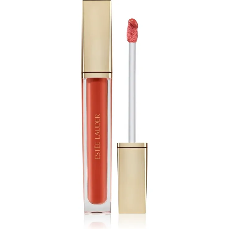 Estée Lauder Glossy Pout Lip Oil, Hydratisierendes Lipgloss mit hohem Glanz, Farbton Apricot Nectar, 6 ml