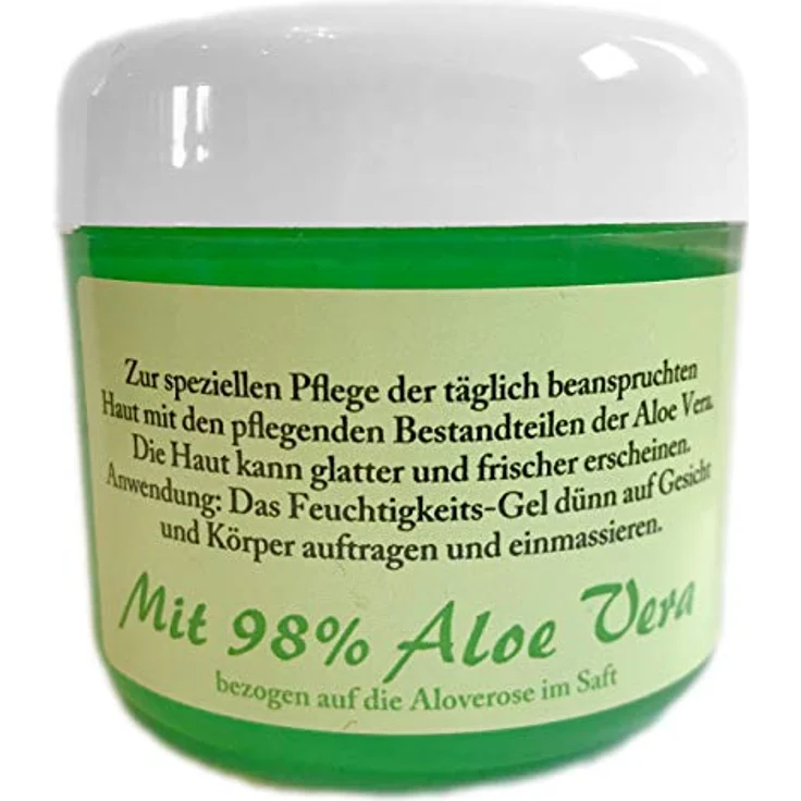 Aloe Vera Gel 4x 125ml After Sun Gesicht Körper Aftersun natürliche Feuchtigkeitscreme Sonnenbrand Reisegröße Made in Germany – Bild 2
