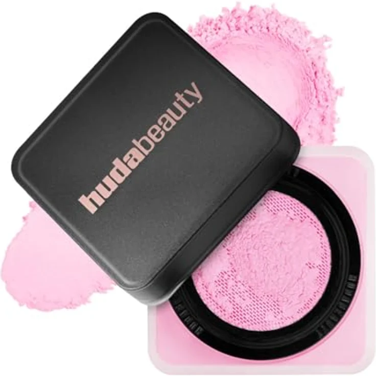 Huda Ube Birthday Cake Pulver, limitierte Auflage, Fixierpuder für 10 Stunden mit Airbrush-Finish, elektrisches Lila, 20 g – Bild 1