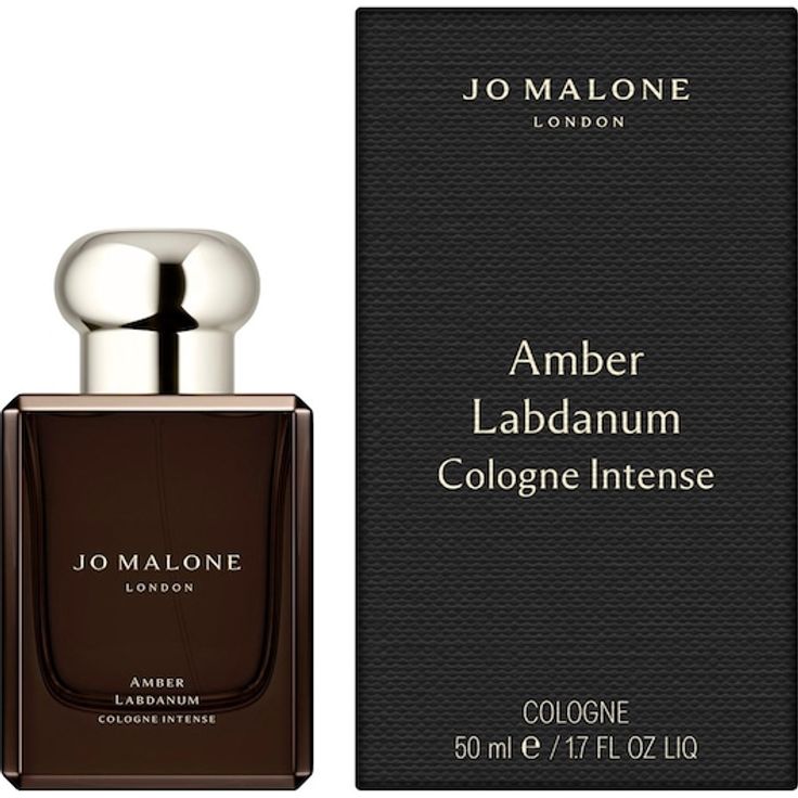 Jo Malone London Amber Labdanum Cologne Intense, Damenparfum Unisex, 50 ml, sorgfältige Duftkomposition mit warmem Amber und harzigem Labdanum, stilvoller dunkler Glasflakon