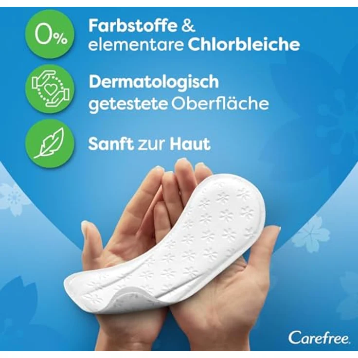 Carefree Slipeinlagen Cotton Feel Flexiform, 100% atmungsaktiv mit Frischeduft, 56 Stück – Bild 4