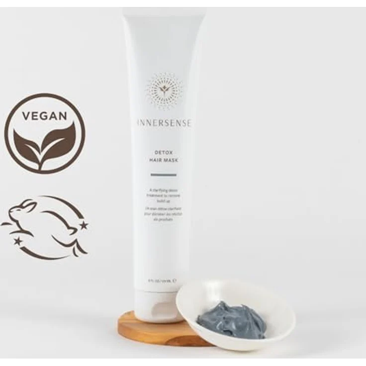 Innersense Organic Beauty Detox Hair Mask, klärende Haarkur mit Aktivkohle, 177 g – Bild 3