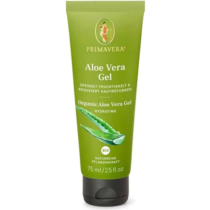 PRIMAVERA Aloe Vera Gel bio 75 ml – naturreine Pflanzenkraft – mit frischem Aleo Vera Saft - After-Sun-Pflege – duft- und farbneutral – feuchtigkeitsspendend – beruhigt, reduziert Hautrötungen – vegan – Bild 2