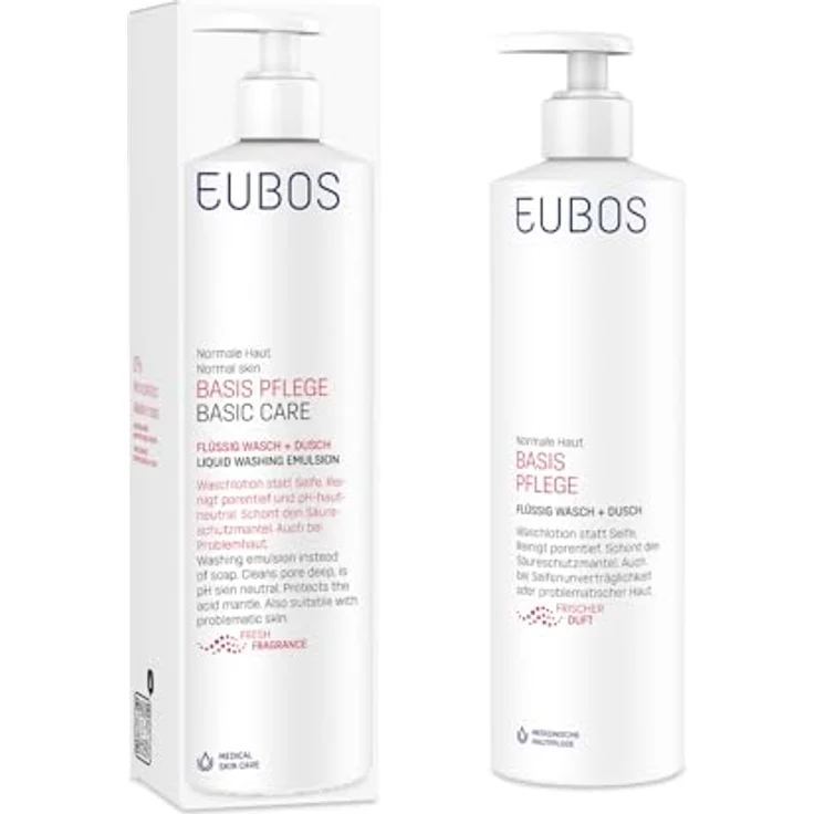 Eubos Eubos Flüssig rot m.Frischem Duft m.Dosiersp. Reinigungscreme 400 ml – Bild 1