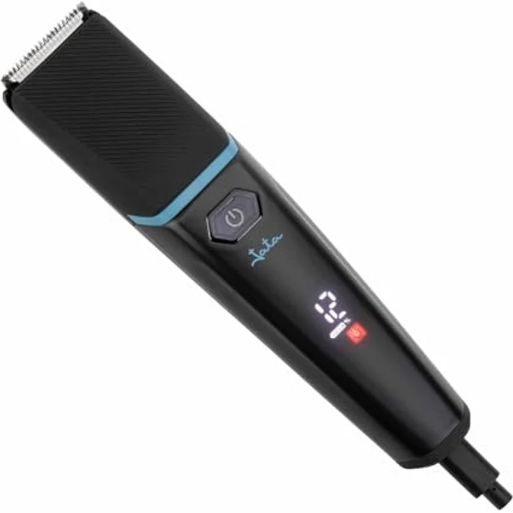 JATA JBCP3538 Herren-Rasiermaschine, kabelloser Haarschneider, wiederaufladbar mit USB, 6 Führungskämme, Edelstahlklingen, 120 Minuten Akkulaufzeit, inklusive Zubehör – Bild 4