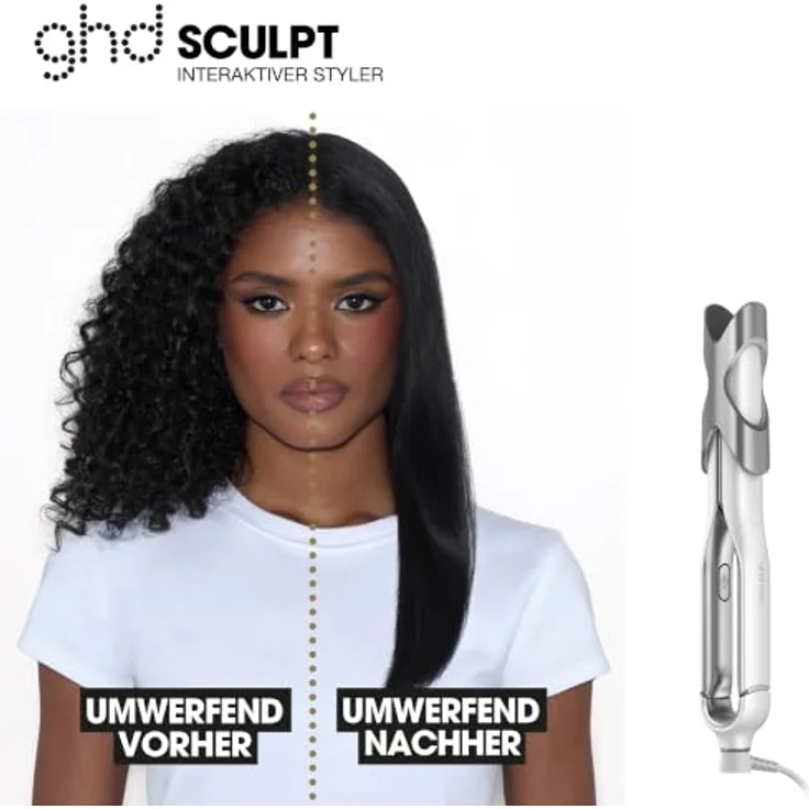 ghd Glätteisen sculpt™ interaktives, KI-gestützt, in Weiß für perfektes Styling ohne Haarschäden – Bild 2