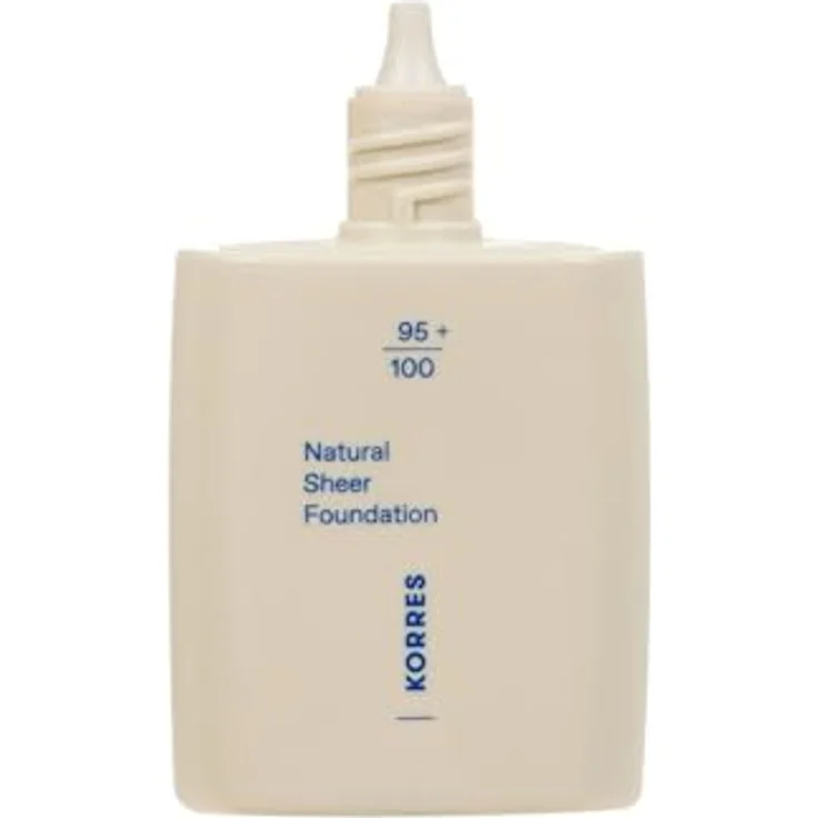 KORRES Natural Sheer Foundation Tan 03, für ein natürliches, strahlendes Finish mit Pfingstrosen-Blütenextrakt, vegan, 30 ml – Bild 2