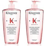 Kérastase Shampoo für feines Haar, Nährendes und kräftigendes Haarbad gegen Haarverlust, Bain Hydra-Fortifiant, Genesis, 2 x 500 ml, 1 LT