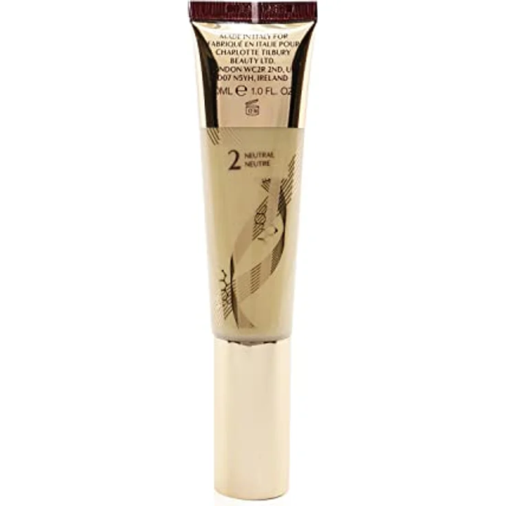 Charlotte Tilbury Charlotte’s Beautiful Skin Foundation, 30 ml, neutral - vegane Formel mit Rosenkomplex und Hyaluron, Glow-Effekt – Bild 3