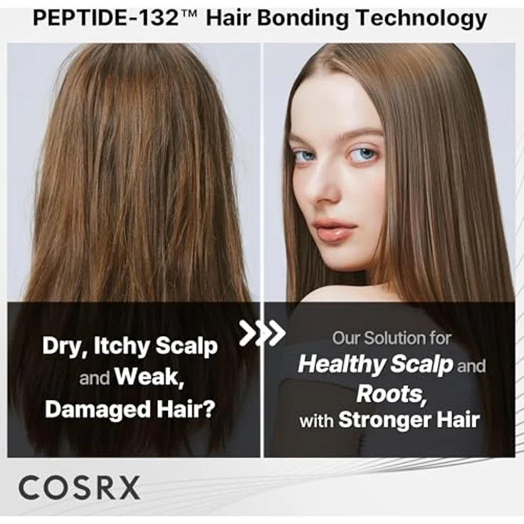 COSRX PEPTIDE 132 Haar-Bonding-Shampoo, 200ml – Repariert geschädigtes Haar, beruhigt juckende Kopfhaut, für alle Haartypen – Bild 3