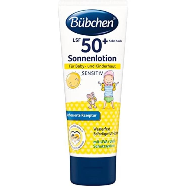 Bübchen Sensitiv Sonnenlotion LSF 50+, 100 ml Tube – Bild 1