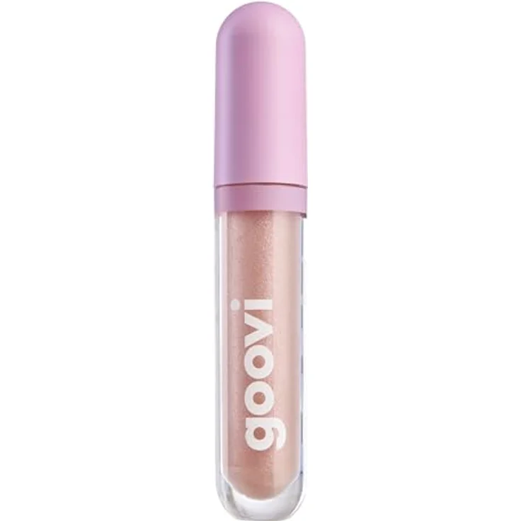 GOOVI Glaze My Lips Lipgloss, Pflege & Volumen für volle, glänzende Lippen mit Hyaluronsäurekügelchen - 4,5ml – Bild 2