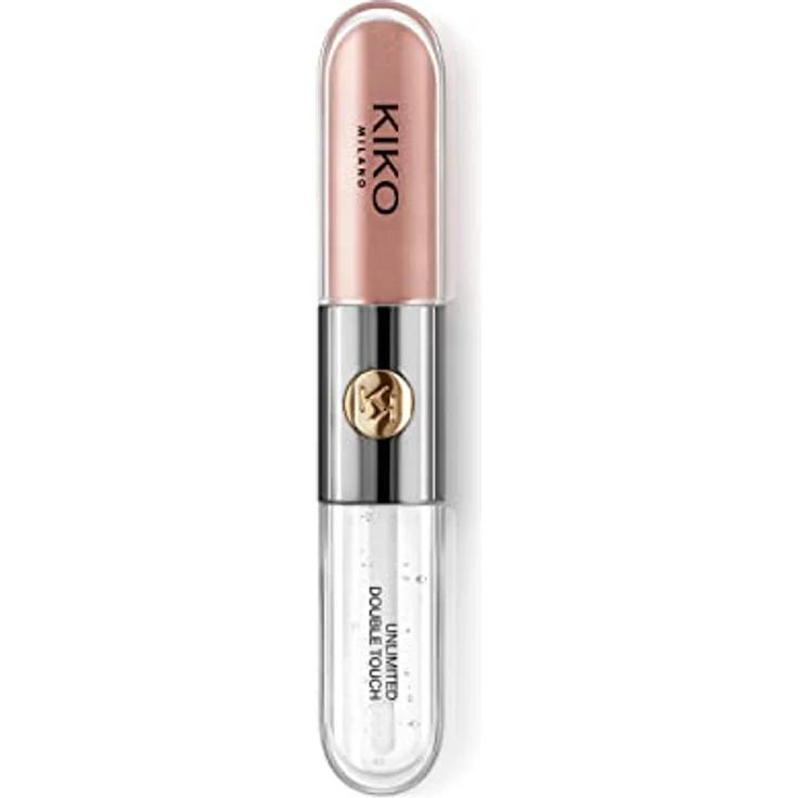 KIKO Milano Unlimited Double Touch 102, Lippen-Set mit 3 Flüssig-Lippenstiften in 2 Schritten, langanhaltend und glänzend – Bild 3