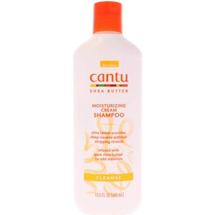 Cantu Sheabutter Feuchtigkeitsspendende Creme Shampoo 400 ml – Bild 2