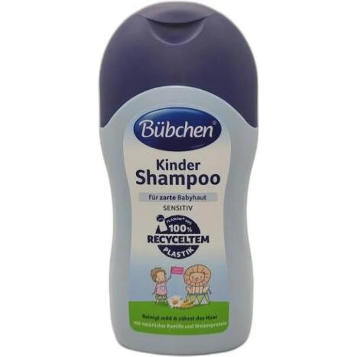 Bübchen Kinder Shampoo 400 ml, feuchtigkeitsspendend und sanft für empfindliche Kopfhaut