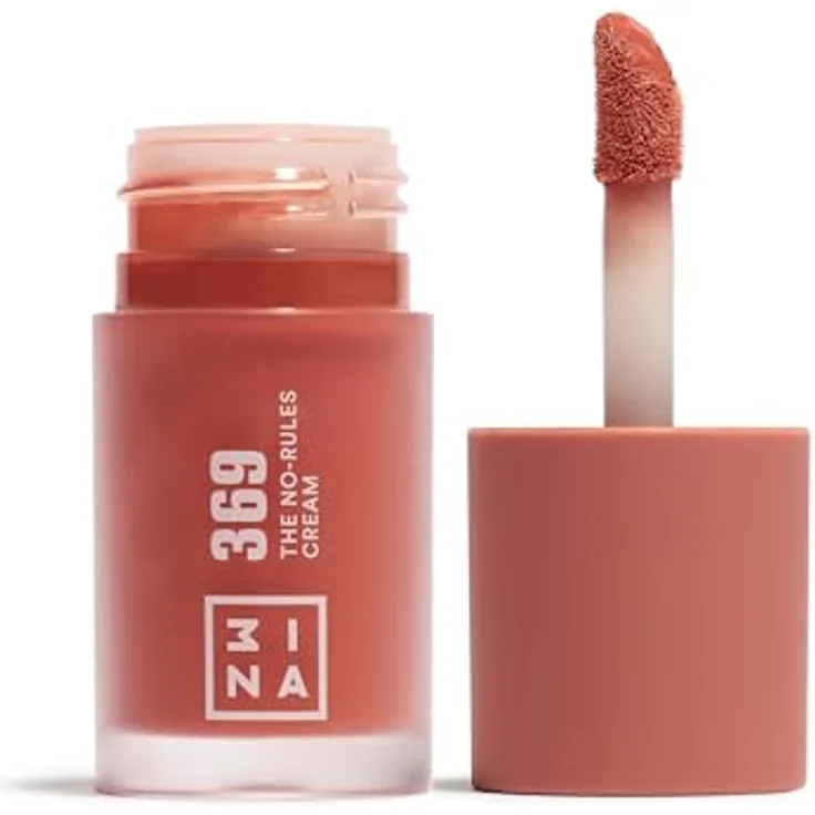 3INA The No-Rules Cream Blush, 8 ml Farbtöne BROWN PINK für Lippen, Wangen & Lider – Bild 1