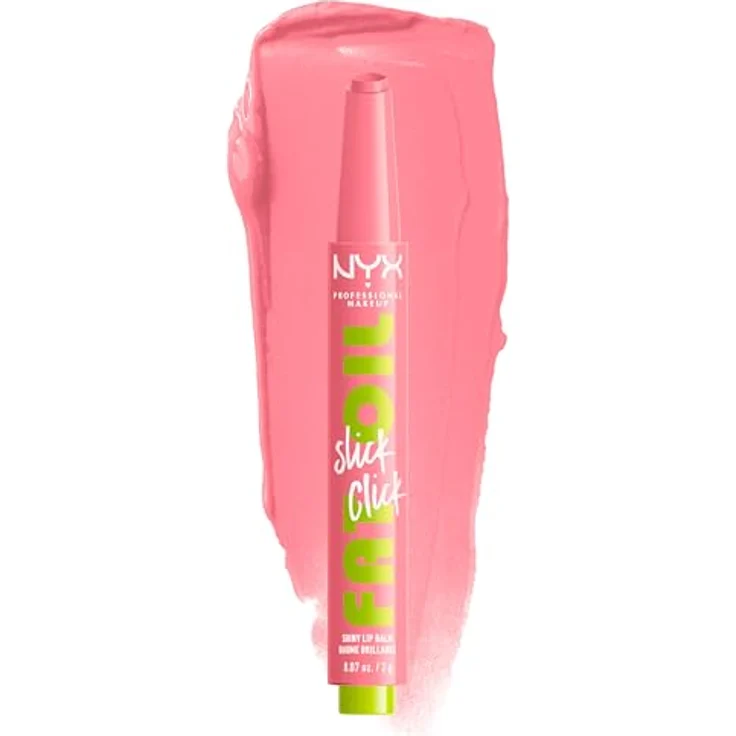 NYX Professional Makeup Fat Oil Slick Click, Tönender Lippenbalsam, Farbton 02 Click Clout, 2 g, feuchtigkeitsspendend und glättend – Bild 1