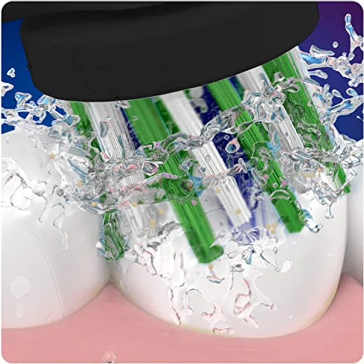 Oral-B Crossaction Ersatzbürsten schwarz Edition mit Cleanmaximiser Technologie – Bild 4