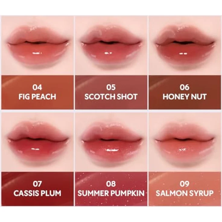 TIRTIR Waterism Glow Tint, langlebiger Lipgloss mit feuchtigkeitsspendender Wirkung, Farbton 06 Honey Nut, 4 g – Bild 4