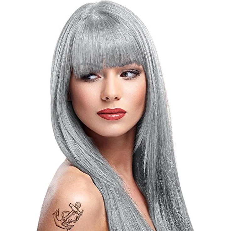 La Riche Directions Silver, Semi-permanente Haarfarbe, 88 ml, Tierversuchsfrei, Ammoniakhaltig, Grau-Silber – Bild 1