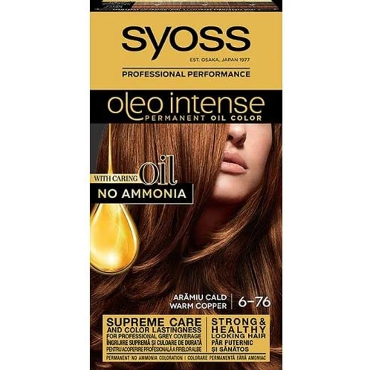 Syoss Oleo Intense Öl-Coloration 6-76 Warmes Kupfer – Bild 2
