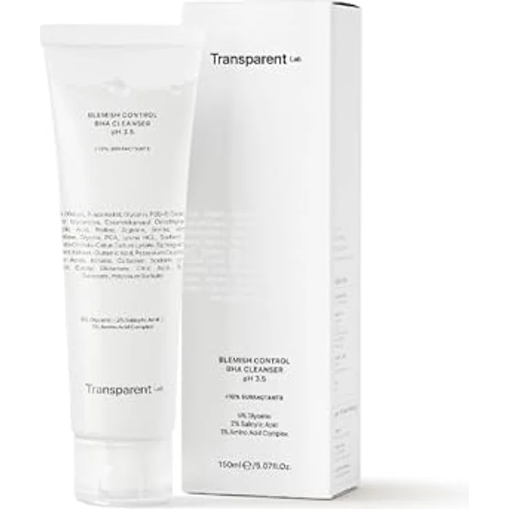 Transparent Lab Blemish Control BHA Cleanser, klärendes Waschgel für fettige und zu Akne neigende Haut, pH 3,5, 150 ml – Bild 7