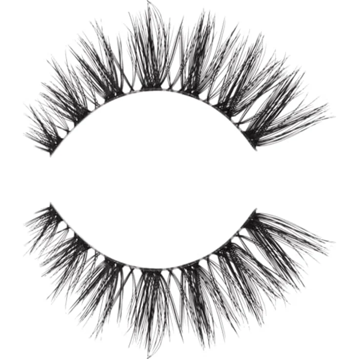 essence what the fake! false lashes - Dramatic Length Wimpern mit ultradünnem Wimpernband und Wimpernkleber, wiederverwendbar – Bild 2
