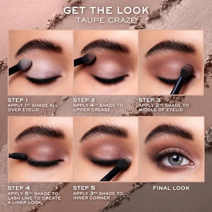 Lancôme Hypnôse Palette 5 Couleurs Lidschattenpalette Farbton Ardent Drama 19, 4 g, mit reichhaltigen Pigmenten für Tag- und Abend-Make-up – Bild 3