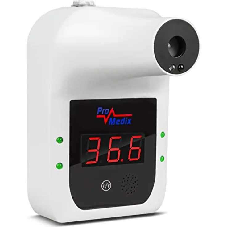 Promedix Fieberthermometer PR-685, 263 g, berührungsloses Infrarot-Thermometer zur genauen Körpertemperaturmessung