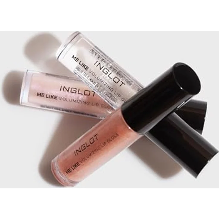 Inglot Volumizing Lip Gloss für Volle Lippen Me Like Volumizing Lip Gloss, Glanzend Booster Lippenstift Glitzer Halbtransparent Schimmernd, 5.5 ml : 54 – Bild 5