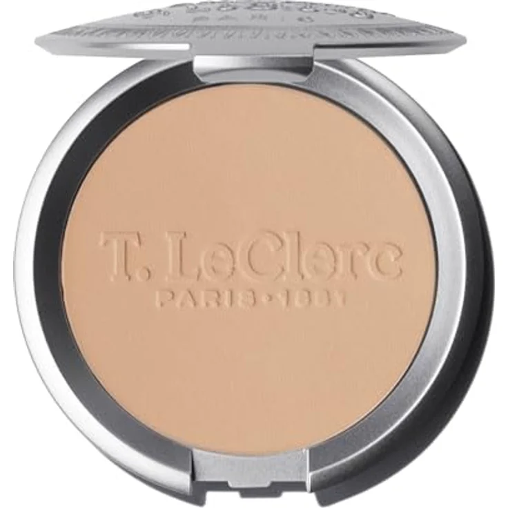 T. LeClerc PARIS 1881 Kompaktes Reispulver 09 Beige Gesichtspuder mit langem Halt 0 % Talkum Vegan 9 g – Bild 1