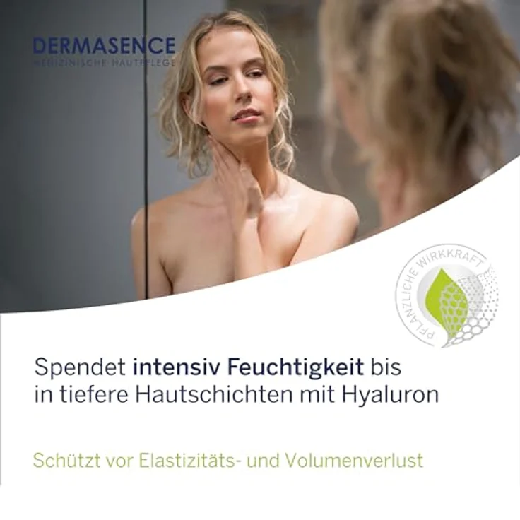 DERMASENCE Hyalusome Nachtpflege, 50 ml - Regenerierende Nachtcreme für feuchtigkeitsarme Haut mit Hyaluron und Nachtkerzenöl – Bild 3