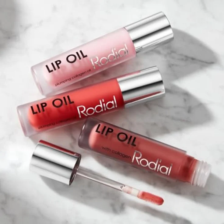 Rodial Lip Oil, Lippenöl mit Kollagen, Farbton Sugar Coral, 4 ml, glättet und pflegt intensiv – Bild 4