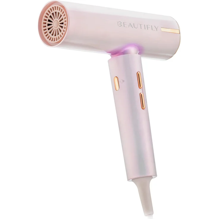 Beautifly CandyFlow, Haartrockner mit 1600 W Leistung, Konzentratordüse, leiser Betrieb unter 70 dB, ultraleicht