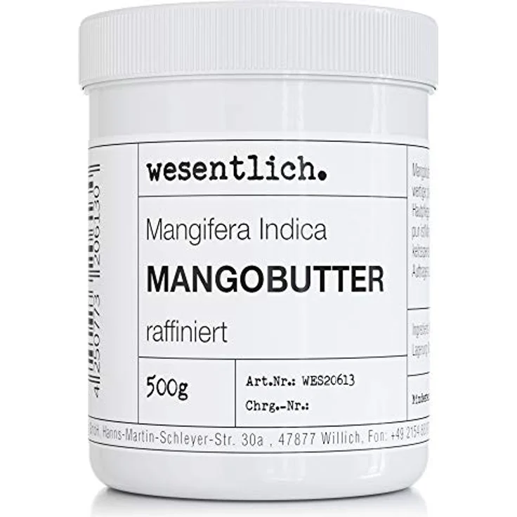 Mangobutter von wesentllich. 500g - 100% rein, vegan und ohne Zusatzstoffe – Bild 1