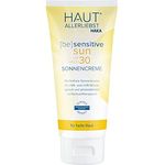 HAUTALLERLIEBST Sonnencreme LSF 30 Wasserfest, regeneriert, vegan, Parfümfrei, 100 ml