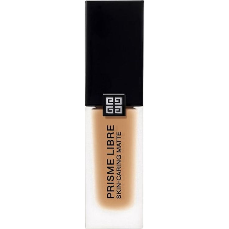 GIVENCHY Prisme Libre Skin-Caring Matte Foundation, 30 ml - 24h mattierende Wirkung, atmet, mittlere bis starke Deckkraft, 97% natürliche Inhaltsstoffe