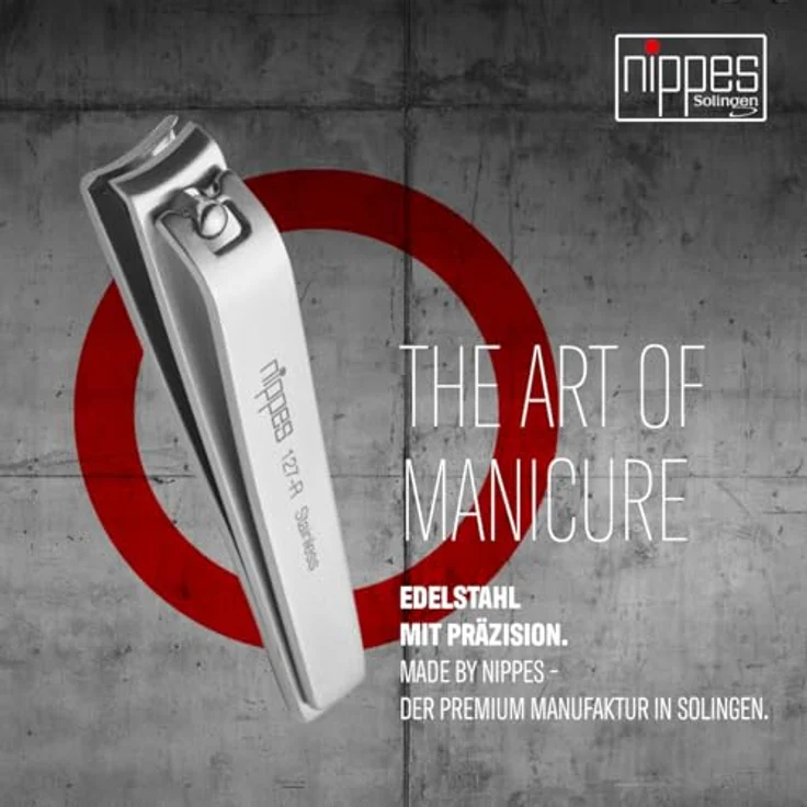 nippes Solingen Nagelknipser aus Edelstahl rostfrei | 8 cm | Kürzen von festen und harten Fingernägel und Fußnägel | Professionelle Nagelpflege und Nagelhygiene – Bild 6