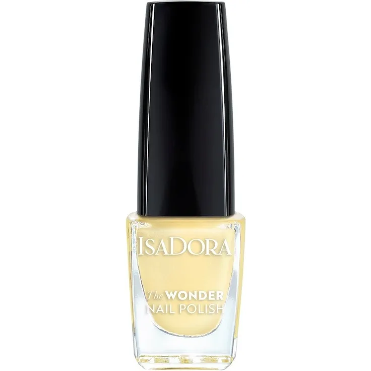 IsaDora Wonder Nail Polish, 6 ml, Nagellack in PANNA COTA mit schnelltrocknender Formel und streifenfreier Deckkraft
