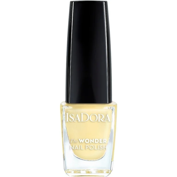 IsaDora Wonder Nail Polish, 6 ml, Nagellack in PANNA COTA mit schnelltrocknender Formel und streifenfreier Deckkraft