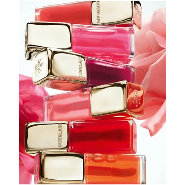 Guerlain KissKiss Bee Glow Lip Oil, Lippenstift mit pflegendem Honig, 9,5 ml, 309 Honey Glow – Bild 7