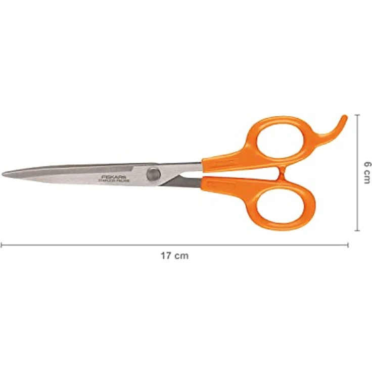 Fiskars Classic Haarschere, Schere, Haarschneideschere, Küchenhelfer, Edelstahl, 17 cm, 1003025 - Preisvergleich – Bild 2