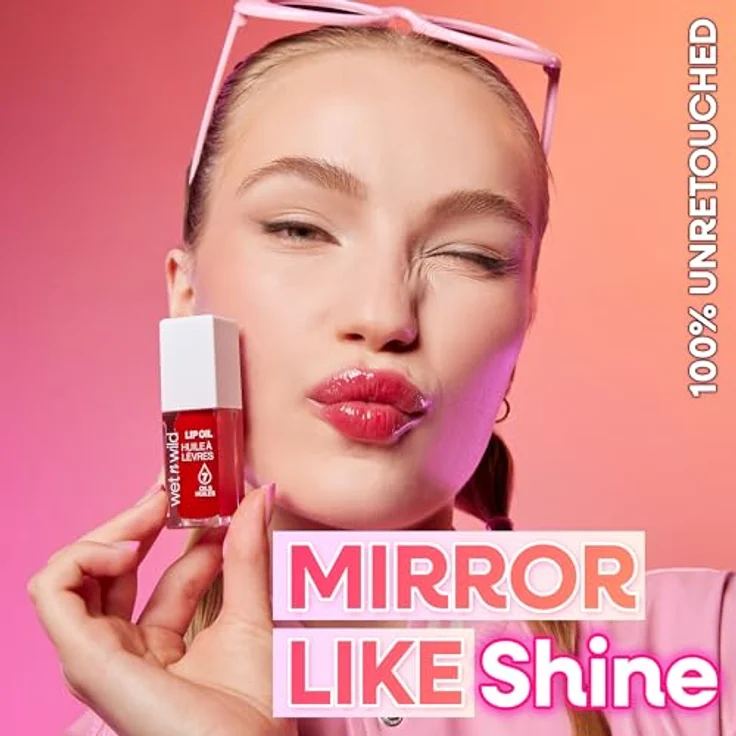 wet n wild Lippen Lip Oil, 7,11 ml, mit 7 natürlichen Ölen für intensive Pflege und Wet-Look, tierversuchsfrei, zarter Duft nach Minze und Vanille – Bild 3
